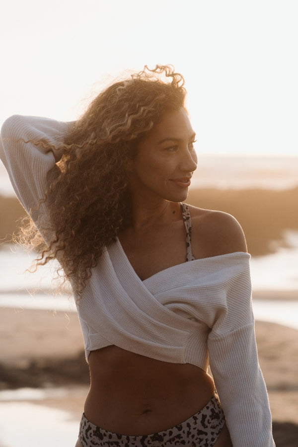 Lily pullover | blanc